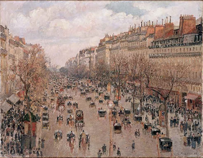 Boulevard Montmartre de Camille Pissarro
