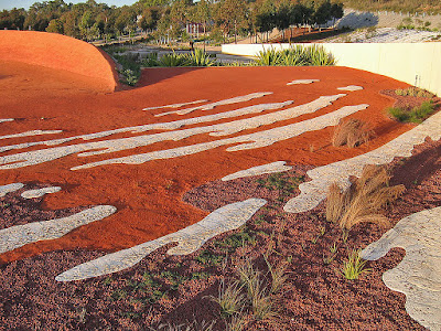 El botánico rojo o Jardín de arena de Cranbourne