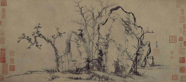 Zhao Meng Fu: Rocas y árboles