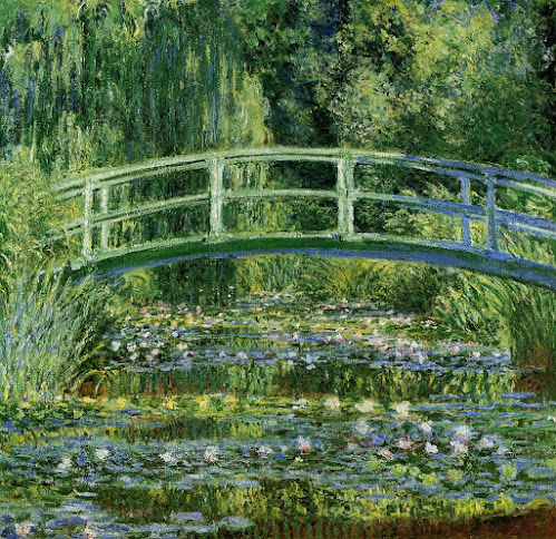 Nenúfares y puente japonés - Monet