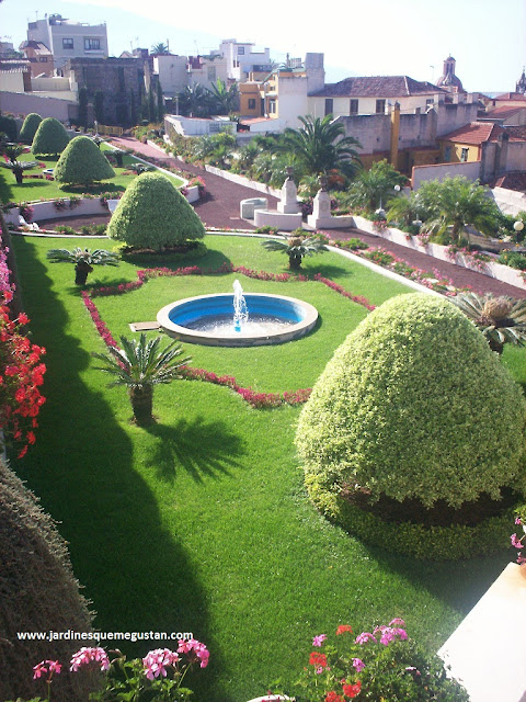 Jardín del Marquesado de la Quinta Roja en la Orotava