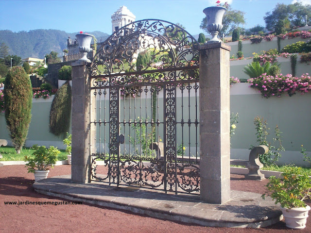 Jardín del Marquesado de la Quinta Roja en la Orotava.